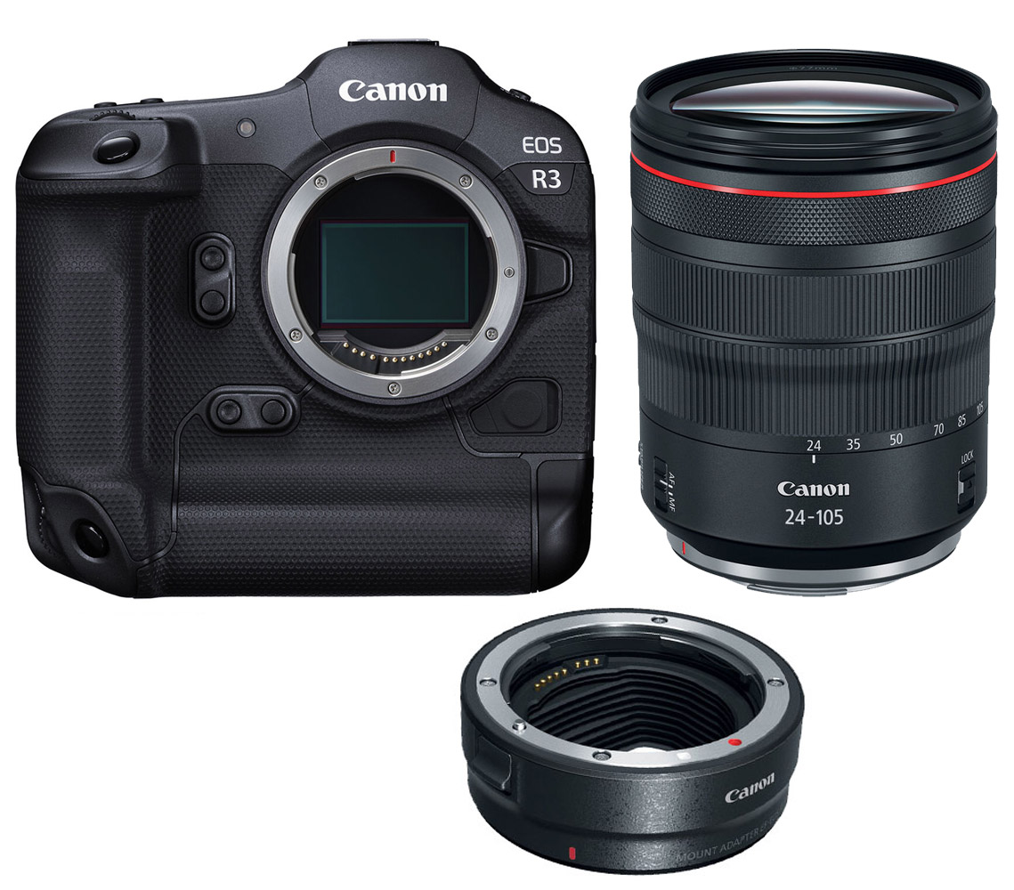 Canon EOS R3 24-105 + EF-EOS R mount adapter