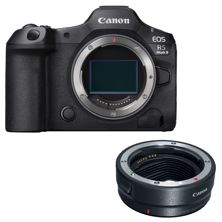 Canon EOS R5 Mark II + EF-EOS R mount adapter