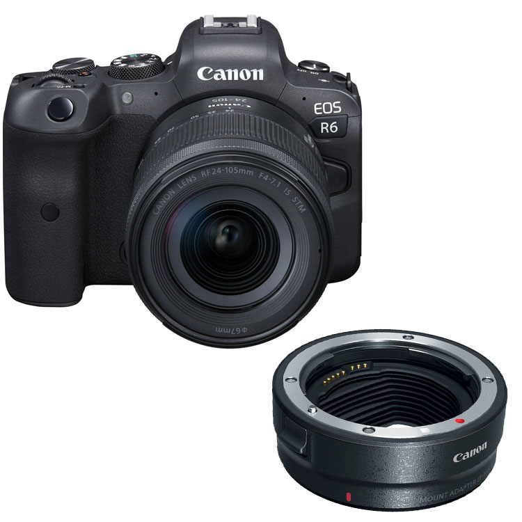 Canon EOS R6 Mark II Mirrorless Camera with RF 24-105mm f/4-7.1 IS