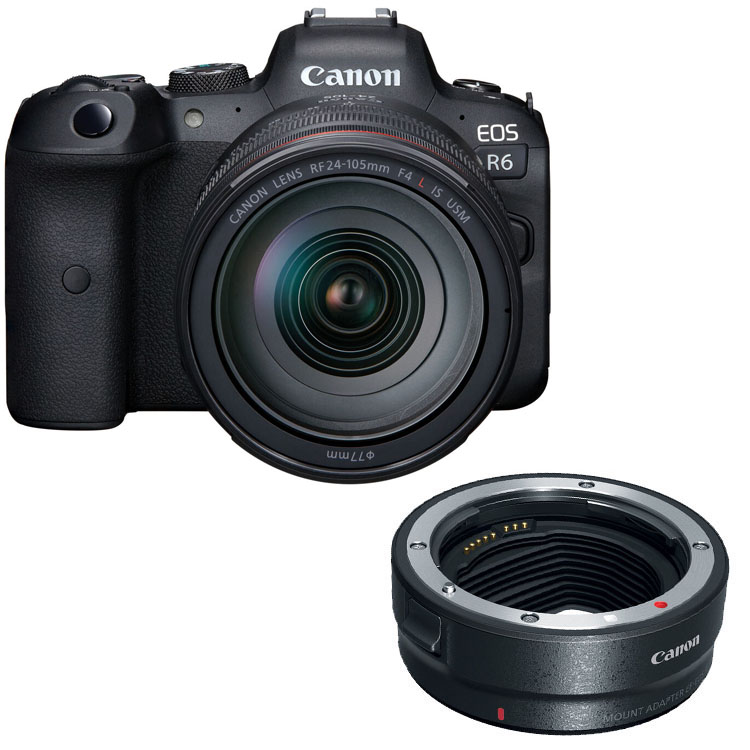 Canon EOS R6 24-105 + EF-EOS R mount adapter