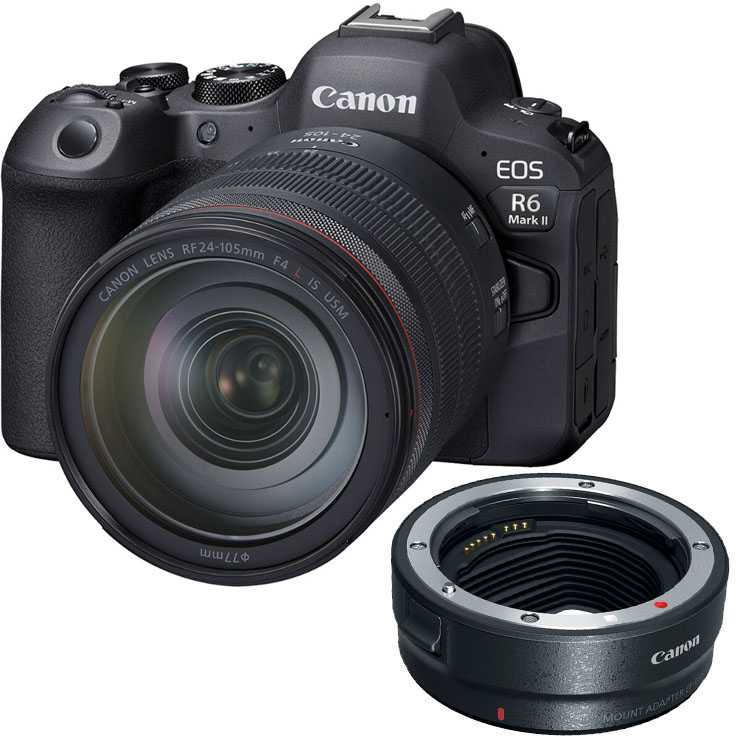 Canon EOS R6 II 24-105 + EF-EOS R mount adapter