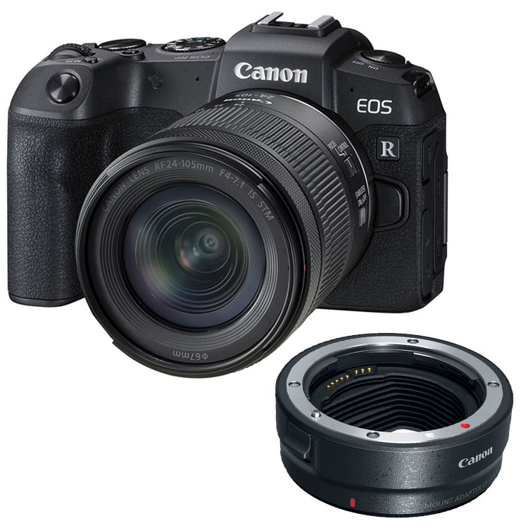 Canon EOS RP 24-105 STM + EF-EOS R mount adapter