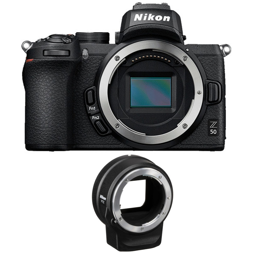 Nikon Z50 + FTZ II mount adapter
