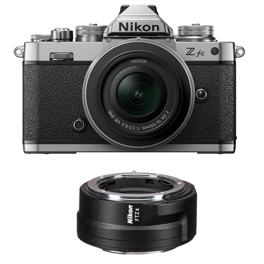 Nikon Z fc 16-50 + FTZ II mount adapter