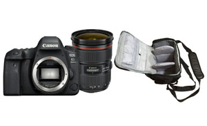 Canon EOS 6D Mark II 24 - 70 IS + Camera Bag Kit